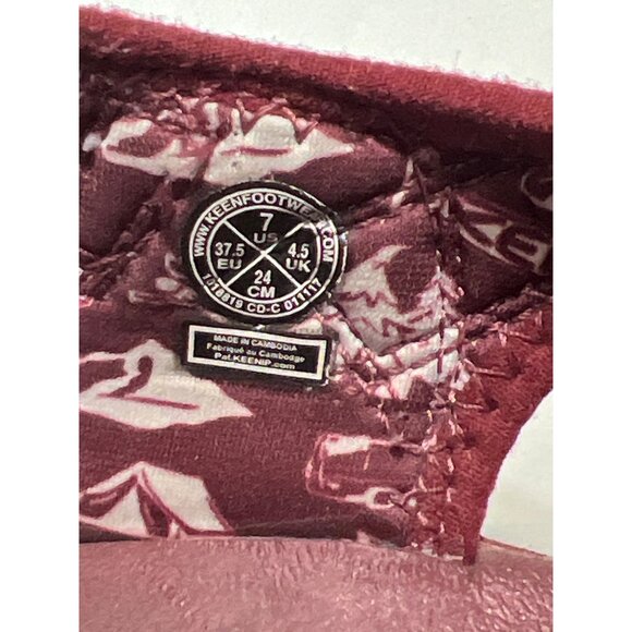 Womens Keen Newport H2 Sandals Size 7 Burgundy - Picture 6 of 10